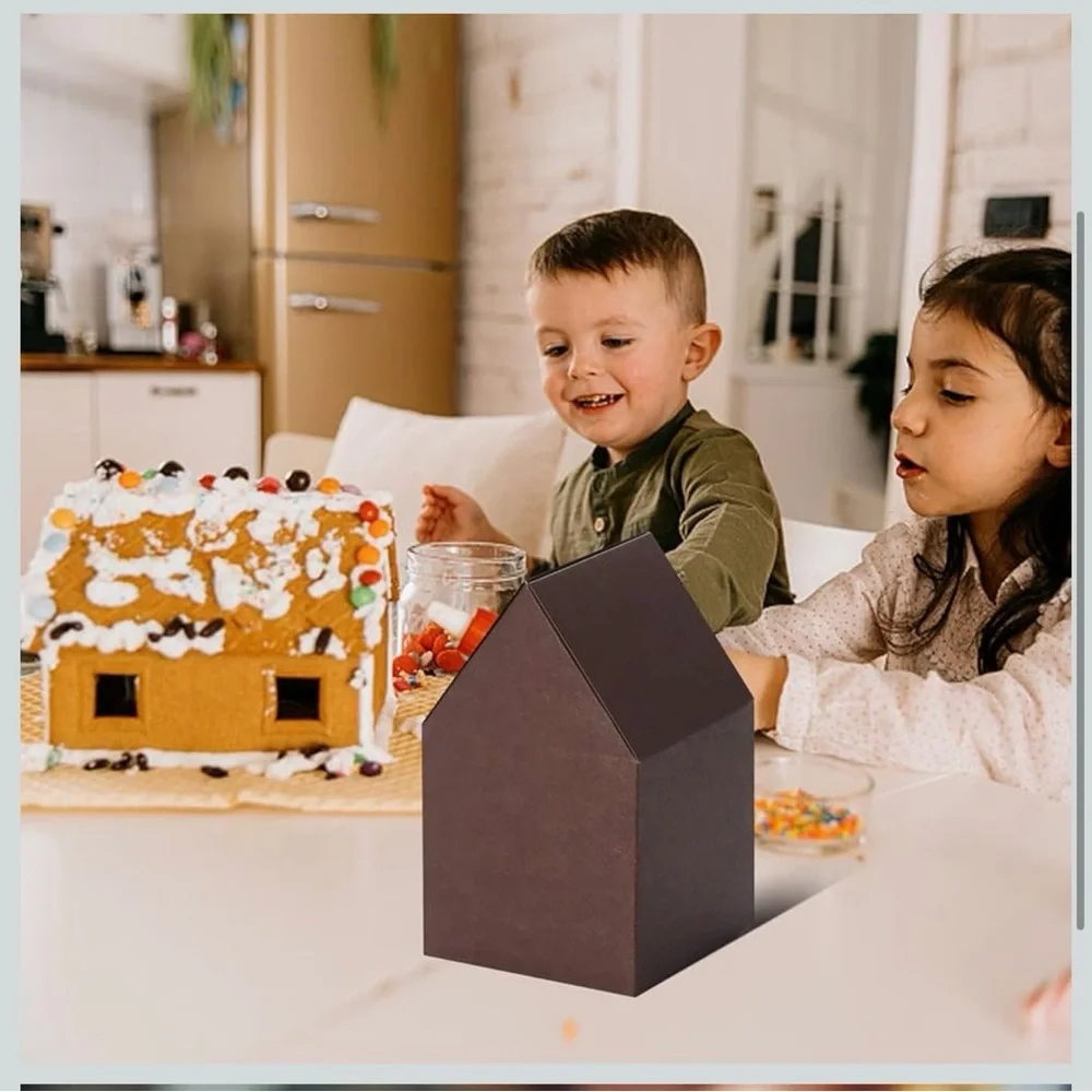 House Shaped Gift Boxes Set of 60 Cardboard Favor Treat Boxes DIY Craft